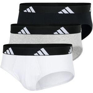 Adidas Mens Briefs (Pack of 3) / Black/White